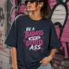 womens gutsy oversized streetwear t shirt
